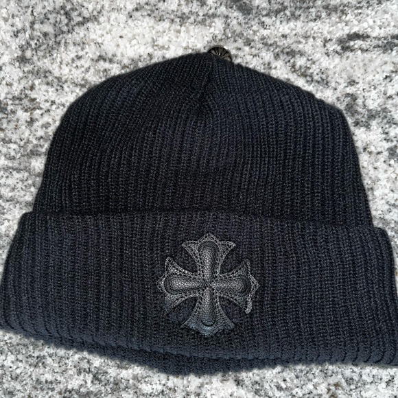 Black Chrome Hearts Beanie